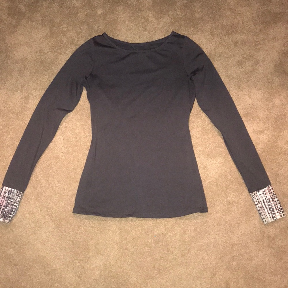 Charcoal Jessica Simpson Athletic Shirt- Size XS